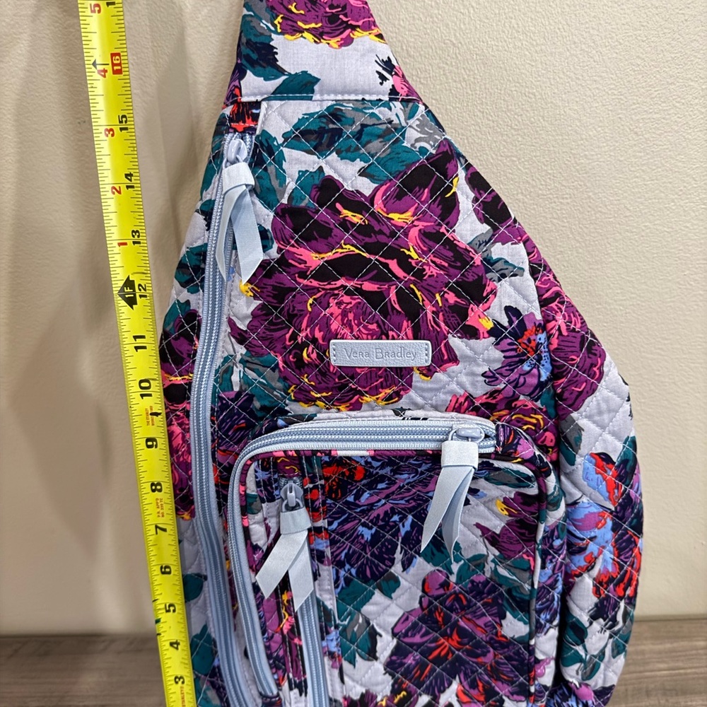Vera Bradley Purple and Blue Backpack
